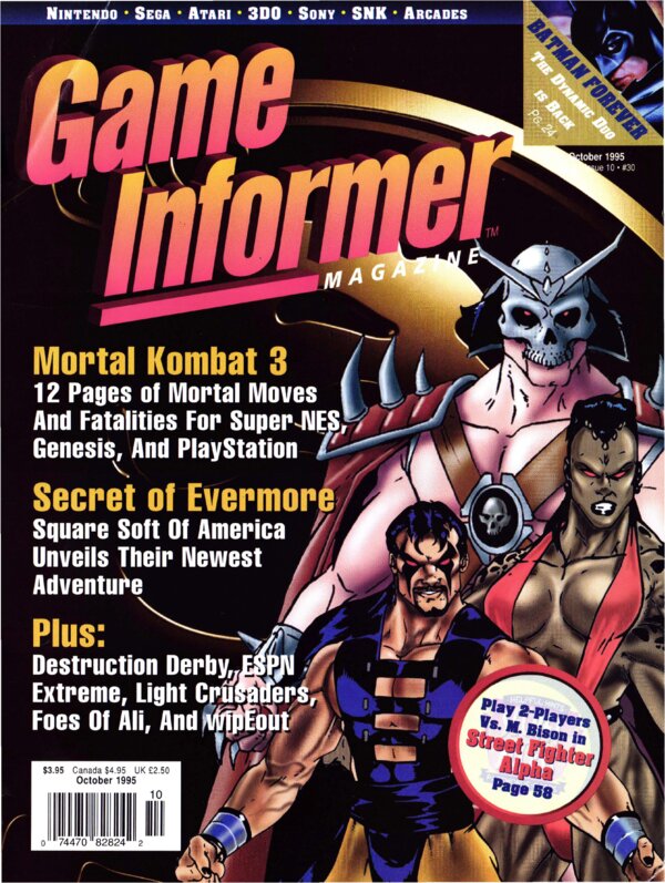 Game Informer Issue 30 (October 1995) cover